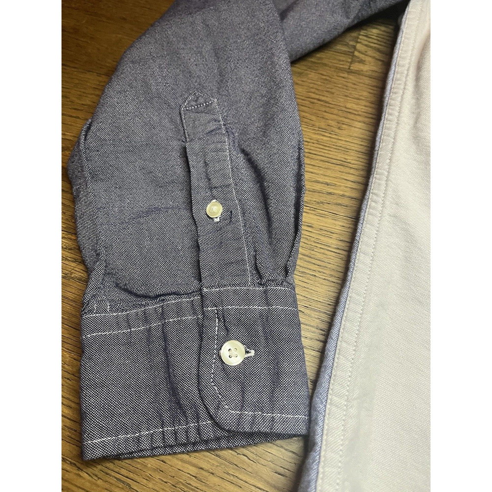 American Eagle Men’s Blue Patchwork Colorblock Bu… - image 3